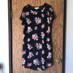 Black Floral Summer Dress